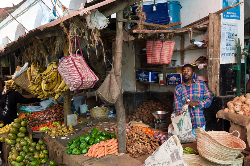 Darajani market in Stone Town